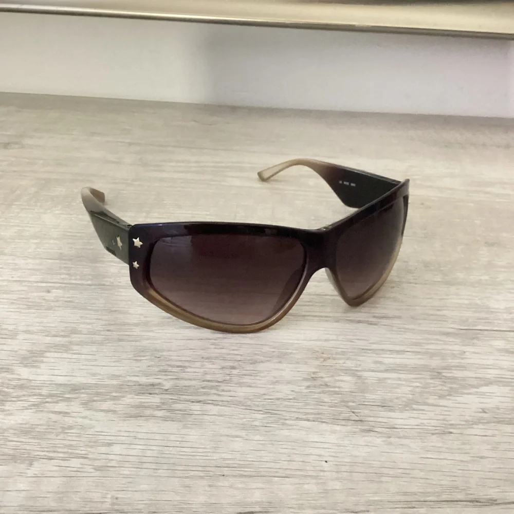 Y2K Jimmy Choo Purple Ombre Star 125 Made In Italy  Designer Sunglasses Frames